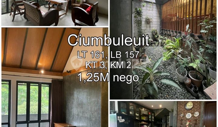 Rumah Artistik di Sayap Ciumbuleuit Downsloped
