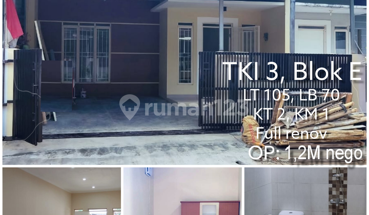 Rumah di Tki 3 Blok E Full Renov 2023