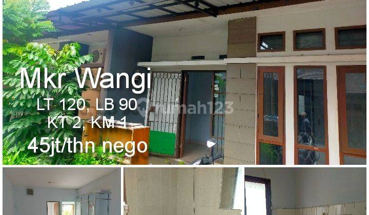 Rumah Minimalis di Mekar Wangi Hadap Timur Ada Kanopi 1