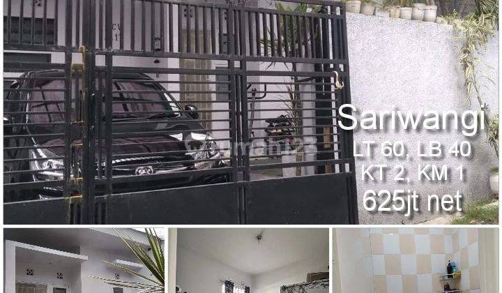 Rumah di Sariwangi Dalam Cluster One Gate 1