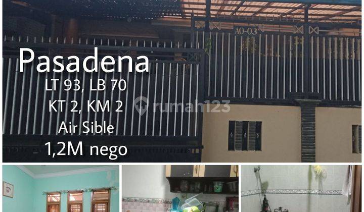 Rumah di Pasadena Hadap Timur Air Sible Bagus 1