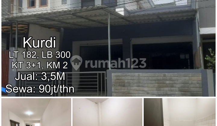 Disewakan Rumah di Kurdi Cocok Utk Kantor Baru Beres Renov 2026 Disewakan Rumah di Kurdi Cocok Utk Kantor Baru Beres Renov 2026