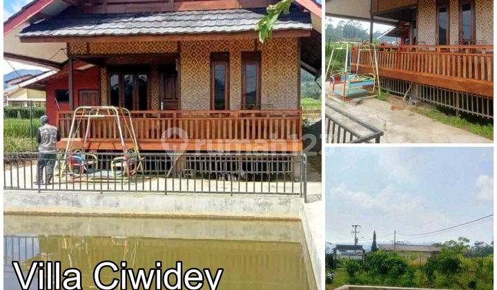 Vila Di Ciwidey Kebun Buah Sayur Kolam Ikan