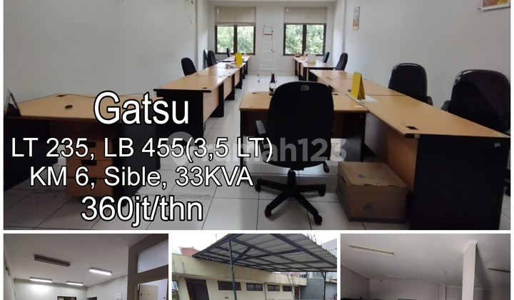 Ruko Gedung di Gatot Subroto Cocok untuk Kantor