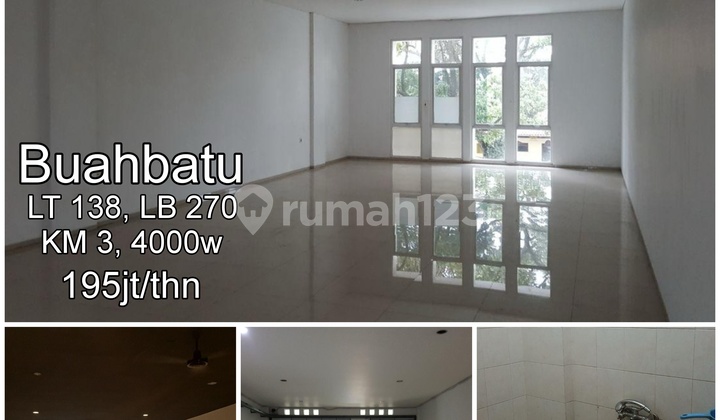 Ruko di Buah Batu Dekat Karapitan 3 Lantai