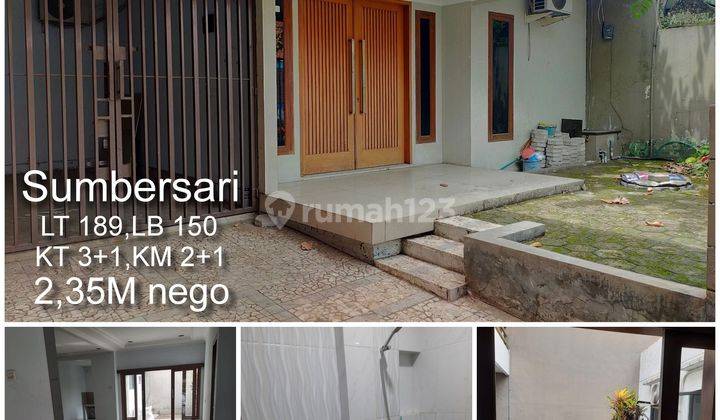 Rumah Di Sumbersari Hadap Timur Lokasi Depan 1