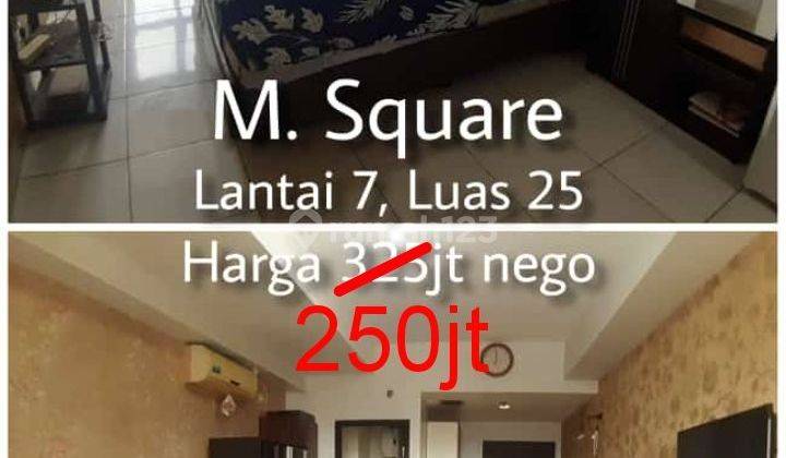 M Square Cibaduyut Studio+ Luas 25 View Pool 1