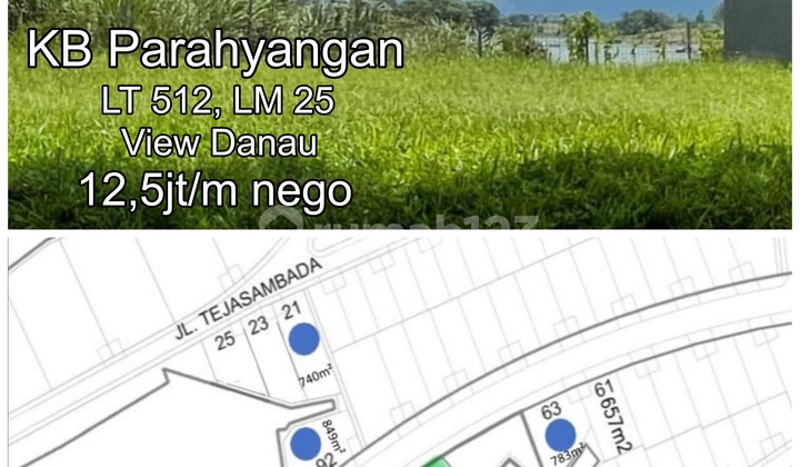 New Parahyangan City Land Plot with Eternal Lake View New Parahyangan City Land Plot with Eternal Lake View