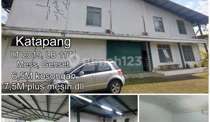 Gudang di Katapang Ada Mess bisa Kosongan atau Plus Mesin Dll