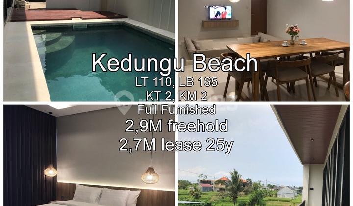 Beli atau Sewa Vila Baru di Pantai Kedungu dengan Kolam Renang Beli atau Sewa Vila Baru di Pantai Kedungu dengan Kolam Renang