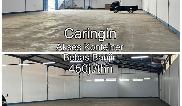 Warehouse in Caringin, Flood-Free, Container Access. Warehouse in Caringin, Flood-Free, Container Access.