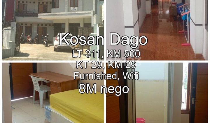 Kosan Aktif di Dago Dekat Itb Unpad Kamar Mandi Dalam