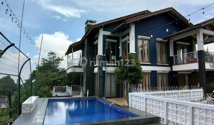 Komplek Villa Istana Bunga Parongpong Lembang Ada Kolam Renang View Pegunungan Dan Kota 1