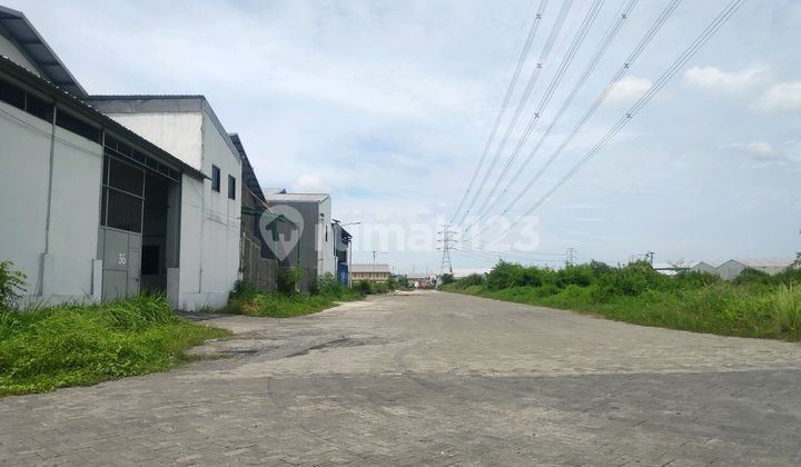 Dijual Gudang Baru Bumi Maspion 2000M2 Romokalisari Lantai Cor Beton Surabaya Barat
