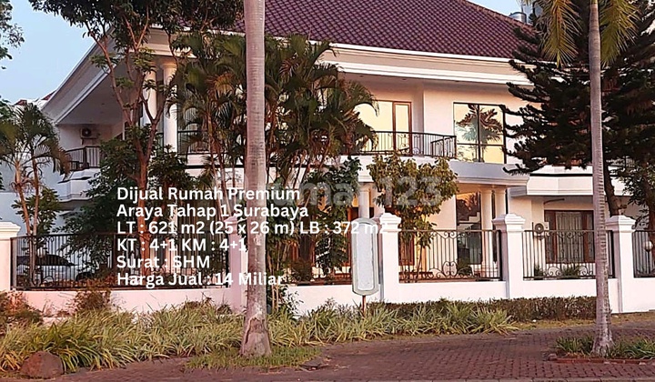 DIJUAL RUMAH PREMIUM 0 RAYA ARAYA 1 MEWAH LANGKA LUAS 600M2 SURABAYA DIJUAL RUMAH PREMIUM 0 RAYA ARAYA 1 MEWAH LANGKA LUAS 600M2 SURABAYA