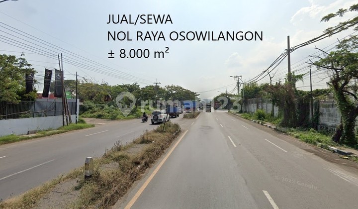 DIJUAL DISEWAKAN TANAH NOL JALAN RAYA OSOWILANGON SURABAYA BARAT