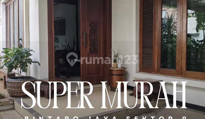 Turun Harga Rumah Luas Termurah Saat Ini Disektor 9 Bintaro Jaya