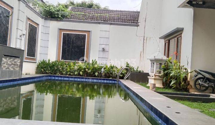 dijual cepat turun harga rumah bagus murah dg pool di kemang jak sel 2