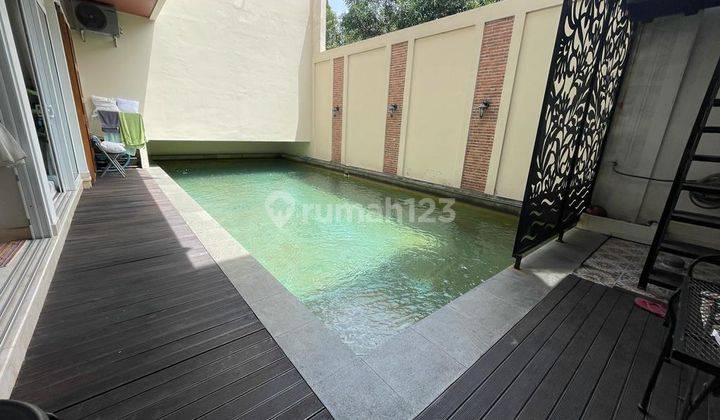 dijual cepat Turun harga rumah luas +pool+basement di sektor 9 biintaro jaya 1