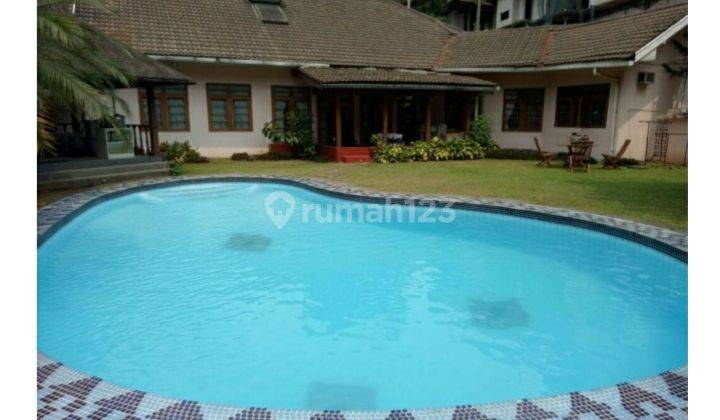 Harga dibawah NJOP Rumah tua terawat halaman luas+pool di Pejaten Raya JakSel 1