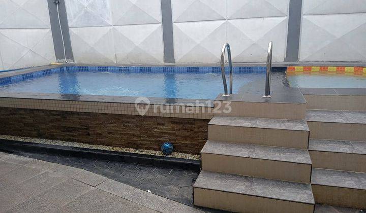 Jual cepat Turun Harga Rumah bagus 2 lantai plus kolam renang di sektor 6 Bintaro Jaya  1