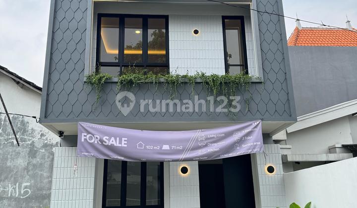 New House Price Drop 2.5 Floors Semi-Furnished Inside Plumeria Graha Bintaro Jayar Cluster