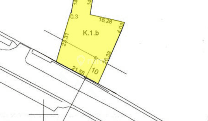 Tanah Komersial K1 di Jl. Tb Simatupang Jaksel Luas 734 1