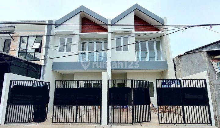 Rumah Baru Minimalis Modern Kav Dki Siap Huni Jalan Lebar 1