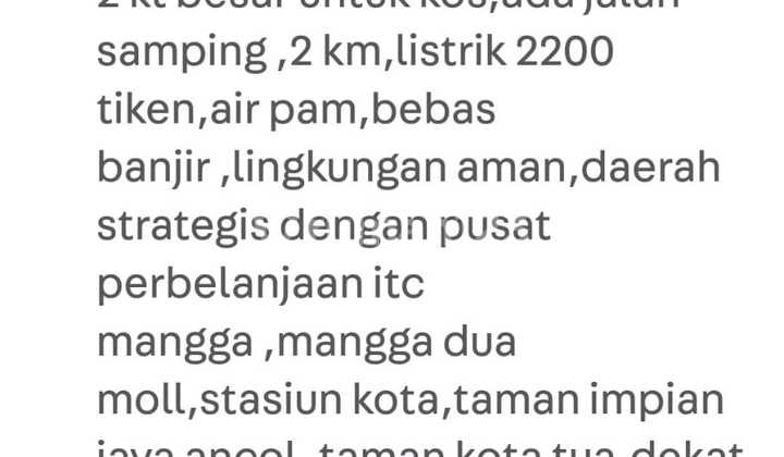 Di Jual cepat Rumah 2 lt jl ampera depan jalan raya  2