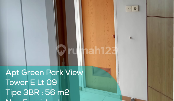 Apartement Green Park View Tower E Lt 09, 3BR, Non Furnished