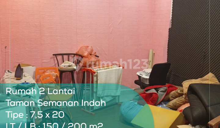 2-Story House in Taman Semanan Indah, Type 7.5X20, Land Area/Building Area 150/200, Freehold Certificate 1