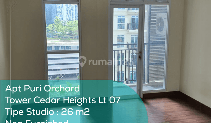 Apartement Puri Orchard Tower Cedar Heights Wing A Lt 07, Studio, Non Furnished 1