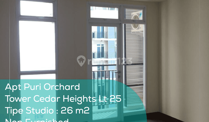 Apartement Puri Orchard Tower Cedar Heights Wing A Lt 25, Studio, Non Furnished 1