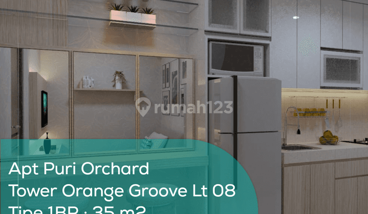 Apartement Puri Orchard Tower Orange Groove Wing A Lt 08, 1BR, Full Furnished 1