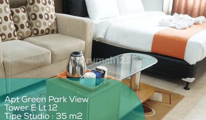 Apartement Green Park View Tower E Lt 12, Studio, Full Furnished 1