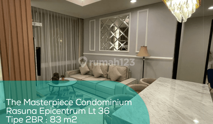 The Masterpiece Condominium Tower Epicentrum Lt 36, 2br, Full Furnished 1