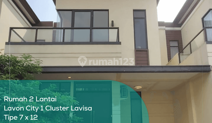 Rumah 2 Lantai Lavon City Cluster Lavisa, Tipe 7x12 1