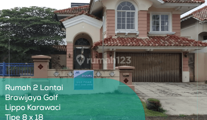 Rumah 2 Lantai Brawijaya Golf Lippo Karawaci, Tipe 8x18, Lt Lb 395 290 M2, Non Furnished 1