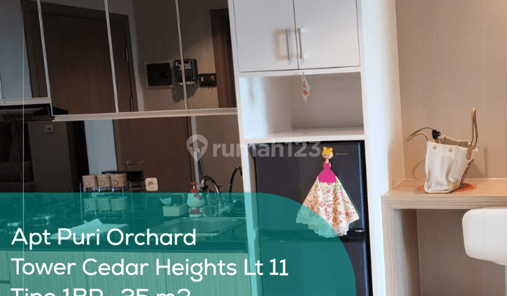 Apartement Puri Orchard Tower Cedar Heights Wing A Lt 11, 1br, Full Furnished 1