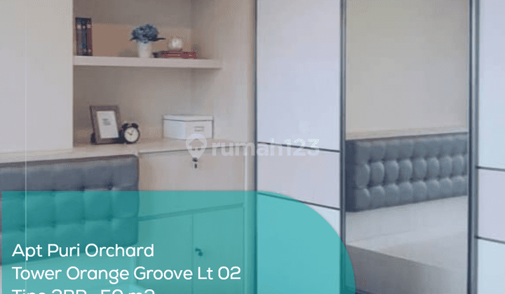 Apartement Puri Orchard Tower Orange Groove Wing B Lt 02, 2br, Full Furnished 1