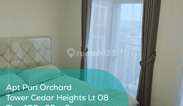 Apartement Puri Orchard Tower Cedar Height Wing A Lt 08, 1BR, Full Furnished 1