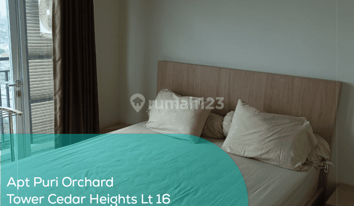 Apartement Puri Orchard Tower Cedar Heights Wing A Lt 16, 1br, Full Furnished 1