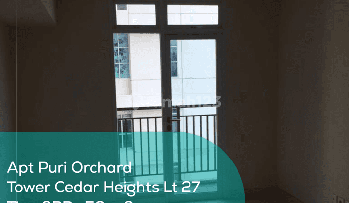 Apartement Puri Orchard Tower Cedar Heights Wing B Lt 27, 2br, Non Furnished 1