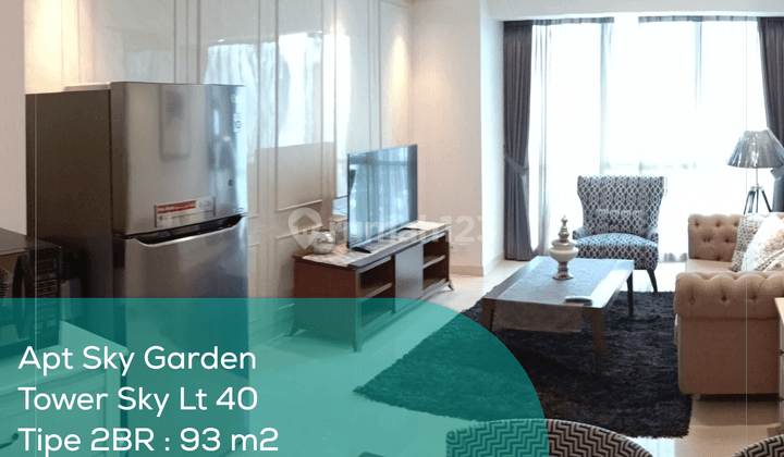 Apartement Sky Garden Tower Sky Lt 40, 2BR, Full Furnished 1