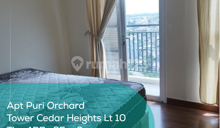 Apartement Puri Orchard Tower Cedar Heights Wing A Lt 10, 1br, Semi Furnished