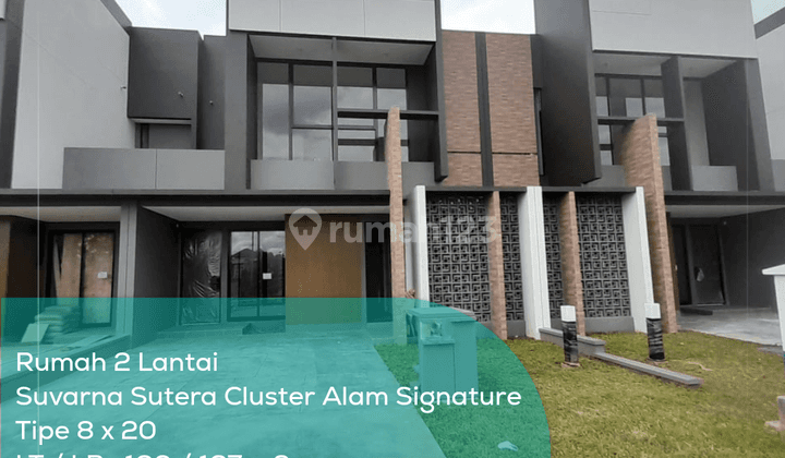 Rumah 2 Lantai Suvarna Sutera Cluster Alam Signature, Tipe 8x20, Lt Lb 160 167 M2, Semi Furnished 1