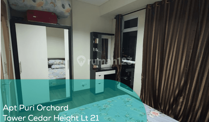 Apartement Puri Orchard Tower Cedar Heights Wing B Lt 21, 1br, Full Furnished 1