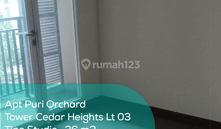 Apartement Puri Orchard Tower Cedar Heights Wing A Lt 03, Studio, Non Furnished 1