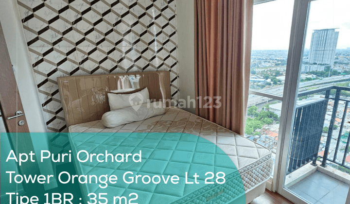 Apartement Puri Orchard Tower Orange Groove Wing A Lt 28, 1br, Full Furnished 1