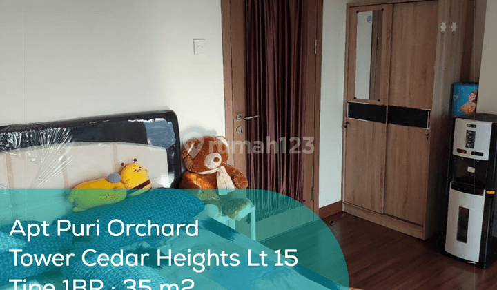 Apartement Puri Orchard Tower Cedar Heights Wing A Lt 15, 1br, Full Furnished 1